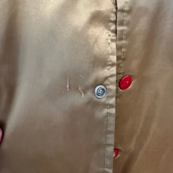 Vintage Gold Satin 49ers Bomber Jacket - Picture 3 of 4